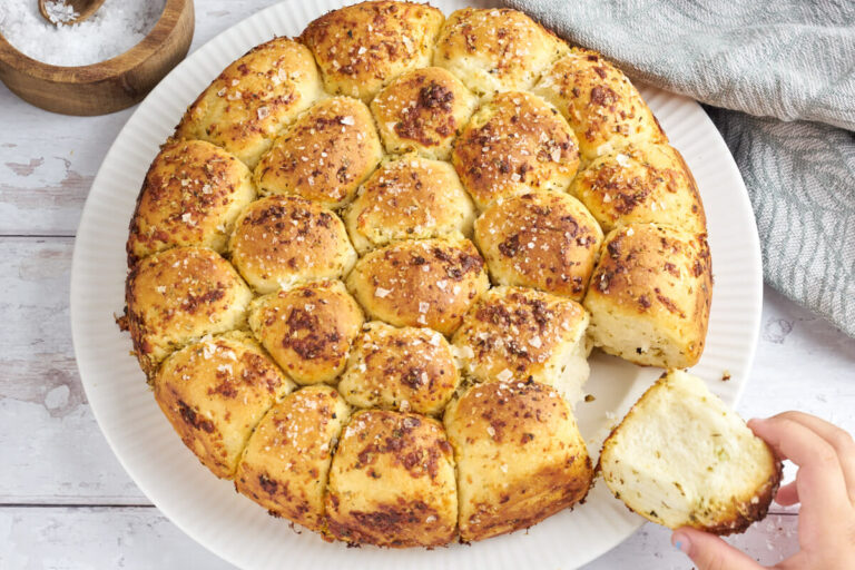 Cheesy Pull Apart Garlic Bread Recipe For Homemade Bread