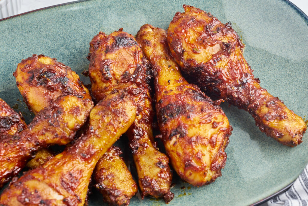 Grilled BBQ Chicken Legs - Easy Recipe For Drumsticks On Grill